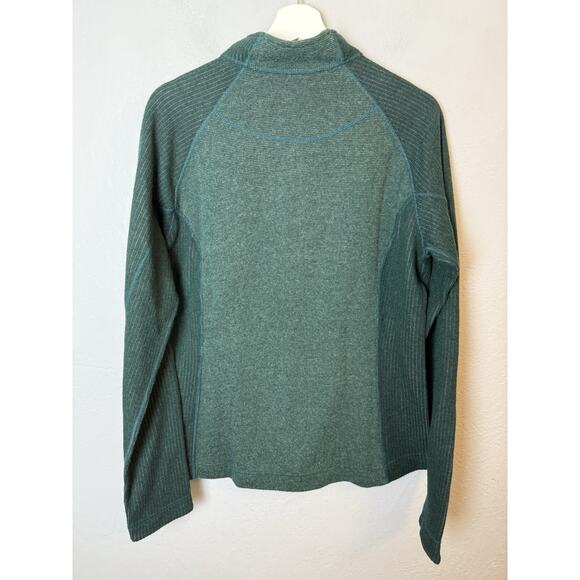 NWT Mountain Hardwear Sarafin Cardigan Womens XL Green Full Zip Wool Blend Knit - Picture 2 of 5